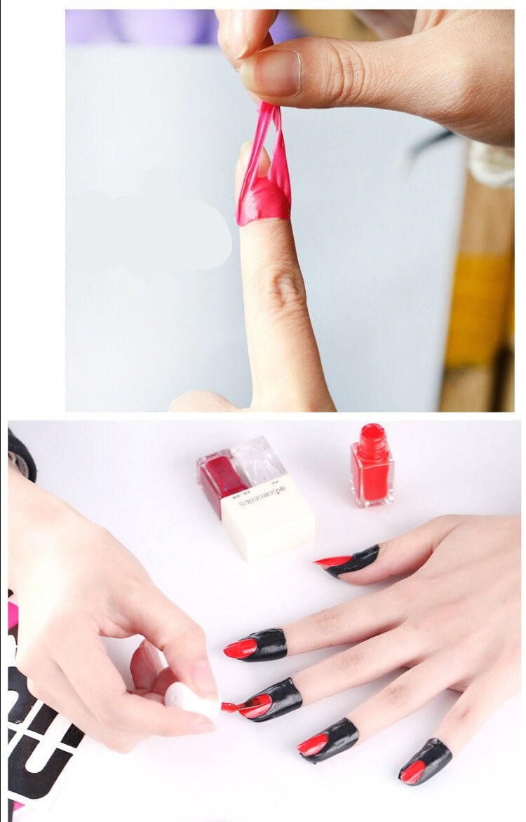 Miniatura: TAPE DE UÑAS ANTI-DESBORDAMIENTO/ Disposable Peel Off Sticker U-Shape Tape