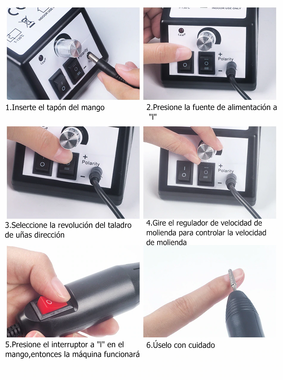 Miniatura: PULIDOR DE UÑAS NAIL DRILL 17000RPM