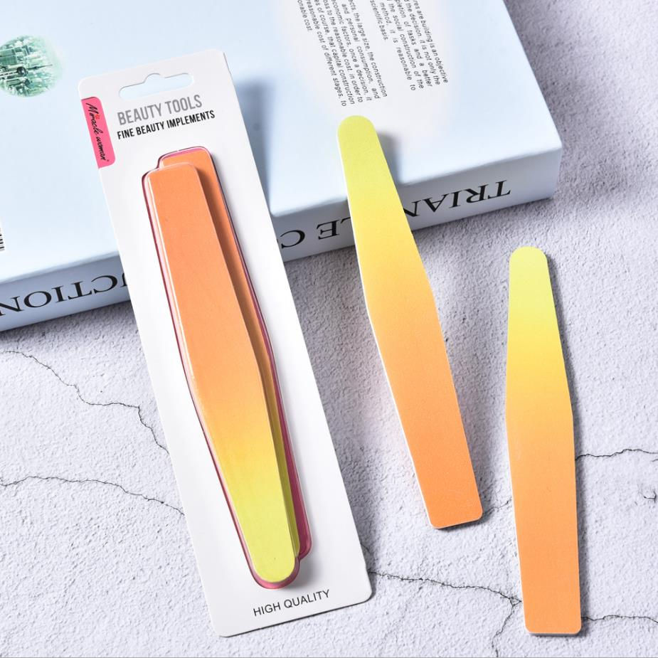 Miniatura: LIMA DE UÑAS DEGRADADO 2PK HERRAMIENTA DE MANICURA PEDICURA