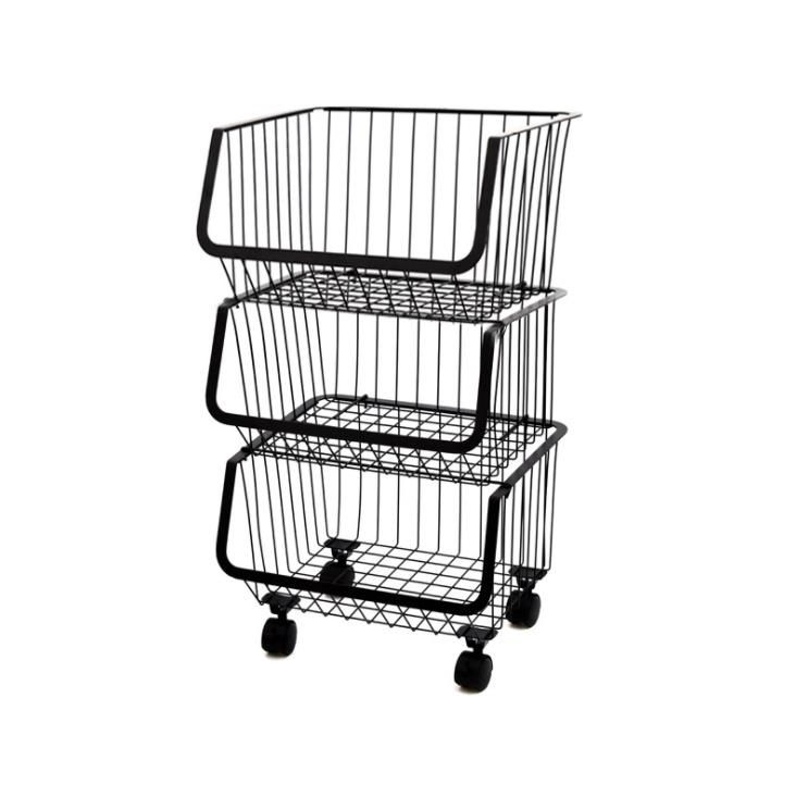 CESTAS APLIBLES PARA COCINA, BAÑO, OFICINA, ETC. DE 3 CAPAS