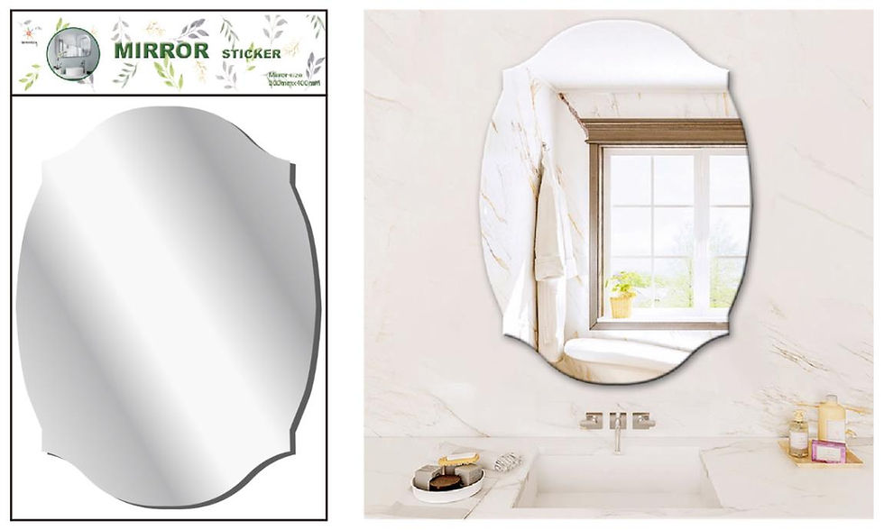Miniatura: ACRYLIC MIRROR WALL STICKER PEGATINA DE ESPEJO