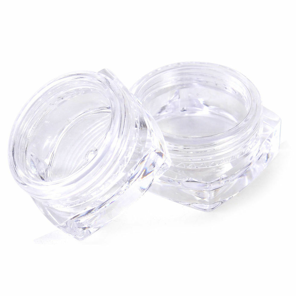 Miniatura: MINI ENVASE DE PLASTICO CLEAR 4PCS / COSMETIC EMPTY JAR