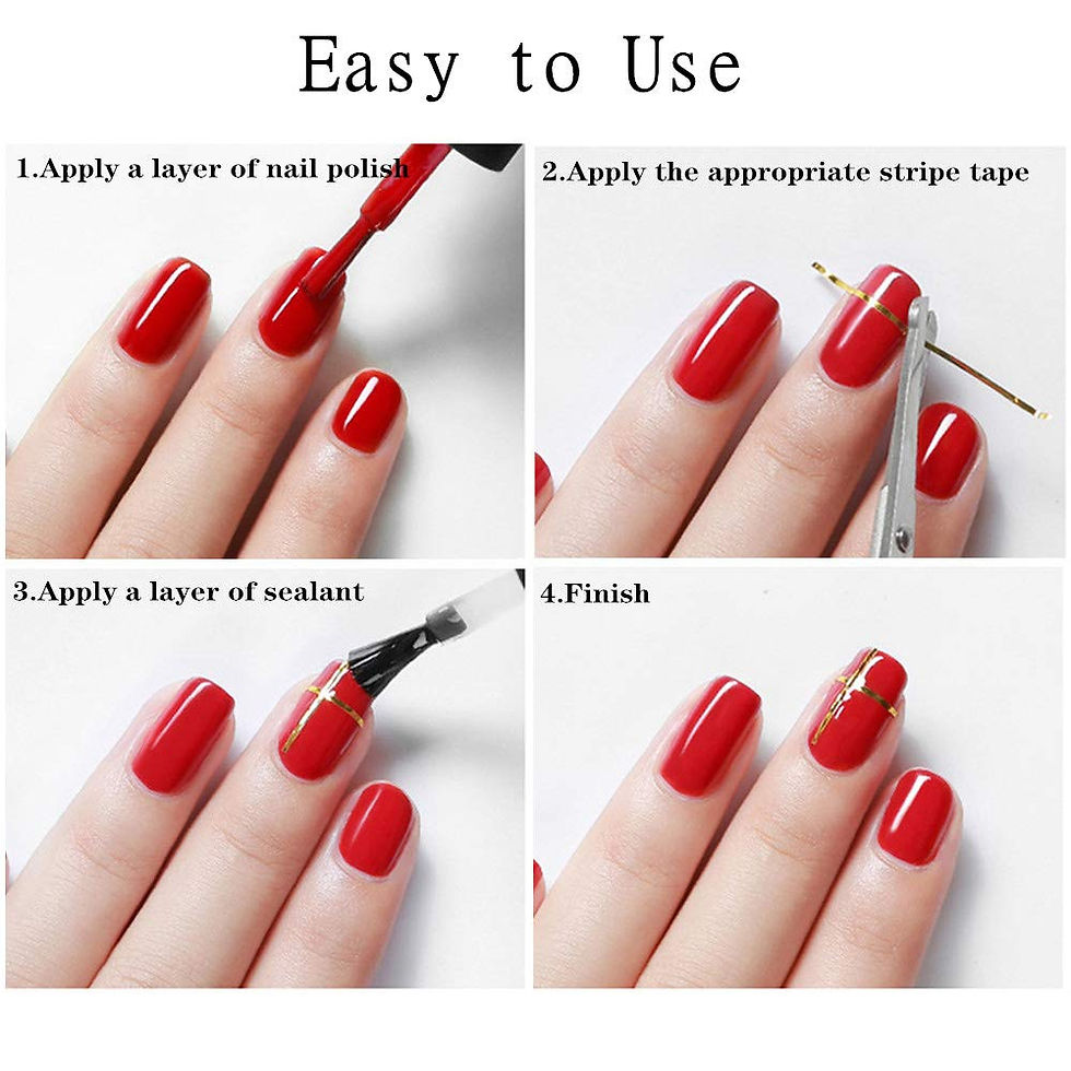 Miniatura: TIRAS ADESIVAS Colors Rolls Striping Tape Line Nail Art Decoration Sticker 12PCS