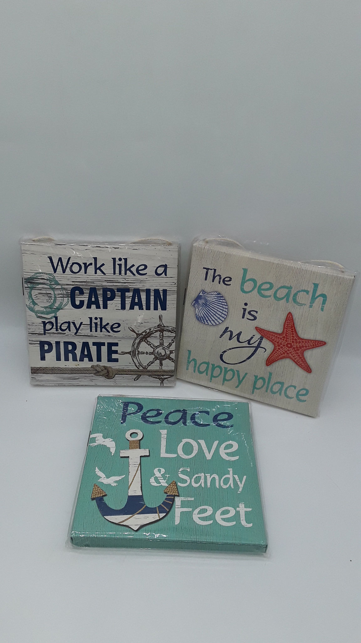 NAUTICAL CANVAS PLAQUE
