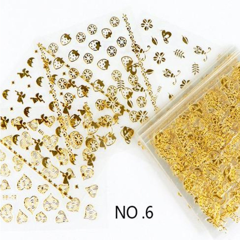 Miniatura: PEGATINAS 3D AUTOADHESIVAS PARA DECORACIÓN DE UÑAS NAIL STICKERS 2PCS