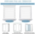Miniatura: CORTINA LARGA DE TECHO A PISO 96" CURTAIN ZEBRA ROLLING BLINDS