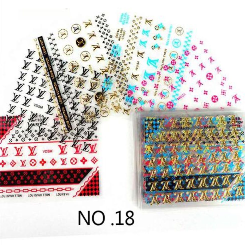 Miniatura: PEGATINAS 3D AUTOADHESIVAS PARA DECORACIÓN DE UÑAS NAIL STICKERS 2PCS