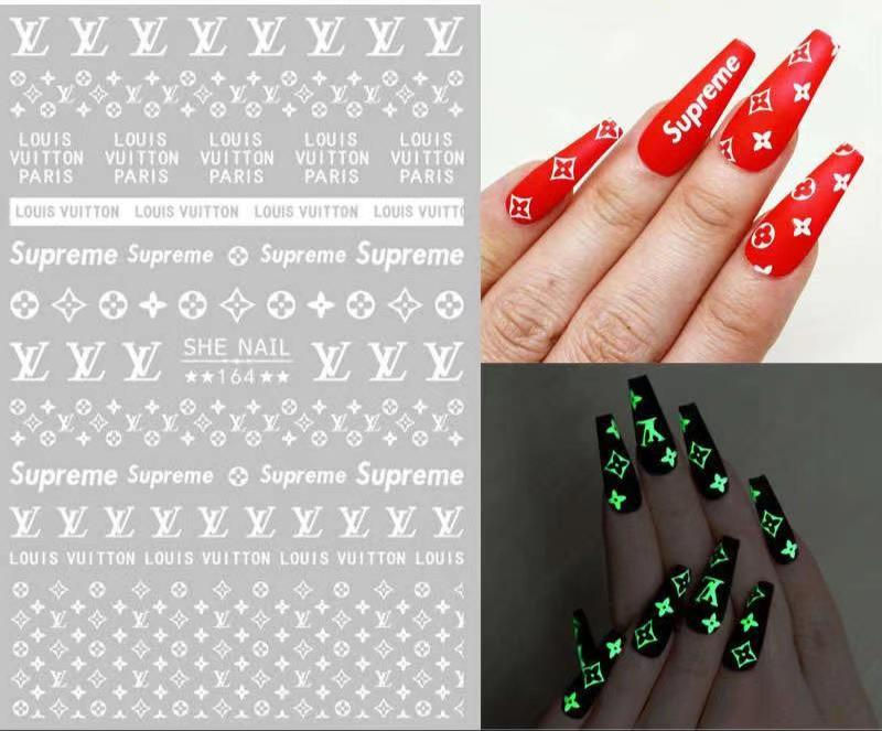 Miniatura: PEGATINAS 3D AUTOADHESIVAS DE MARCA PARA DECORACIÓN DE UÑAS BRAND NAIL STICKERS