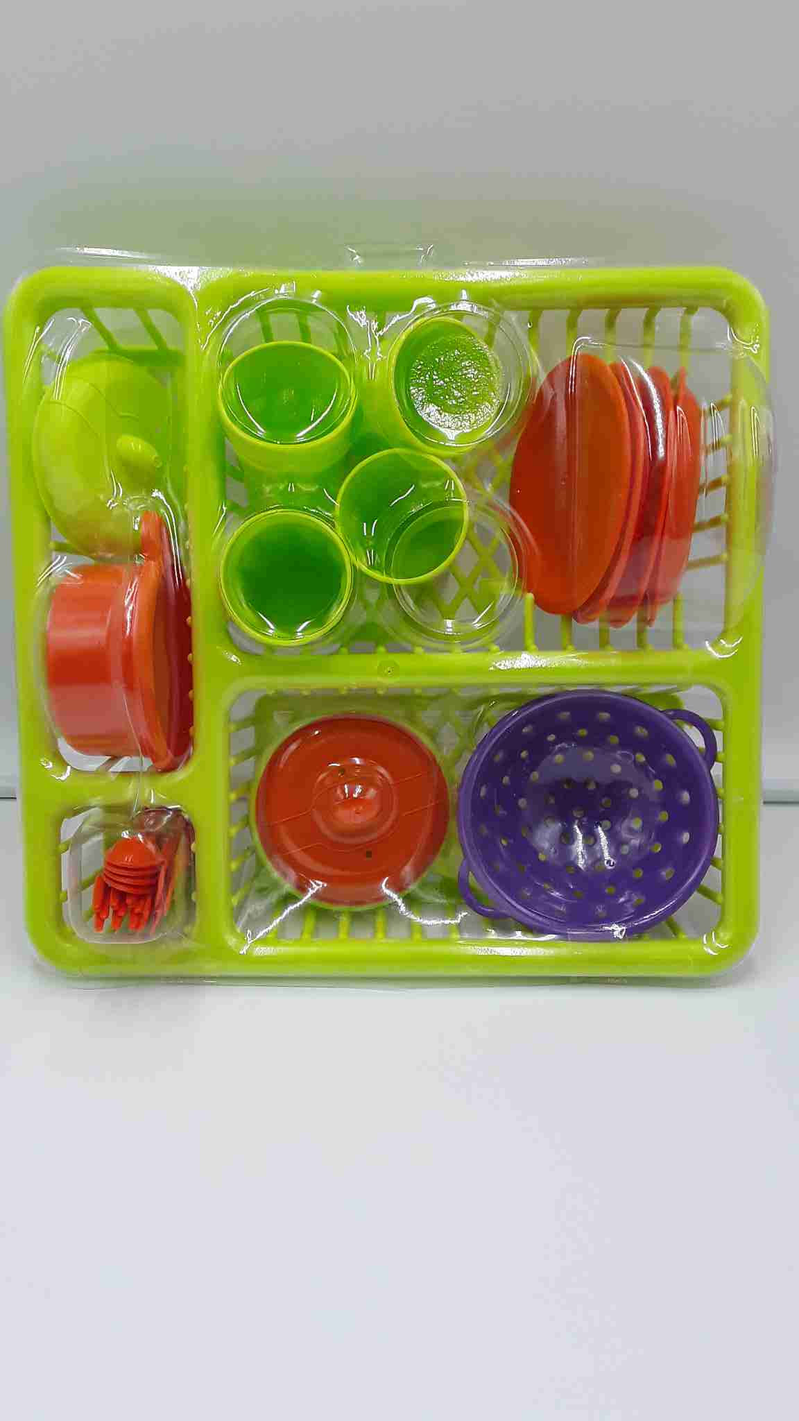 ESCURRIDOR DE TRATES VERDE Y GRIS