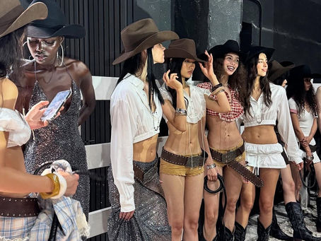 Behind the scenes of Sweet Chilling SS25 show of models