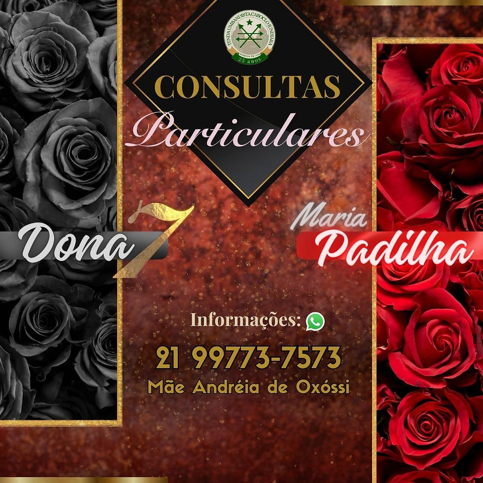 Consultas Particulares - Dona 7 e Padílha - logo 25 anos
