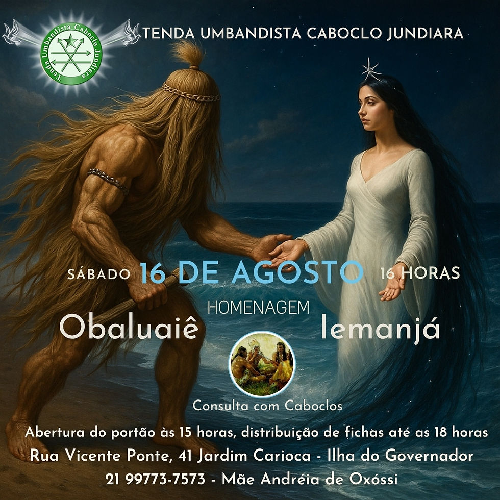 Homenagem à Iemanjá e Obaluaie