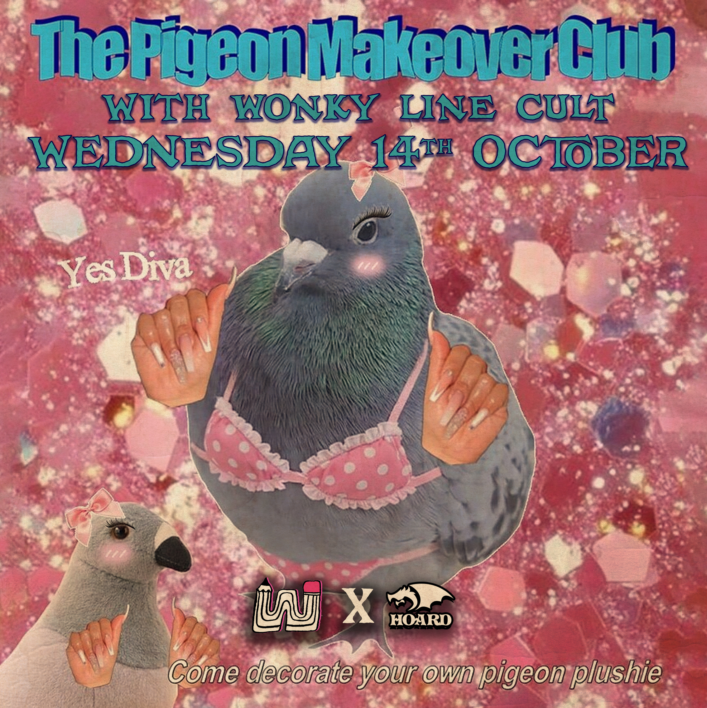 Wonky Wednesday - Pigeon Makeover Club
