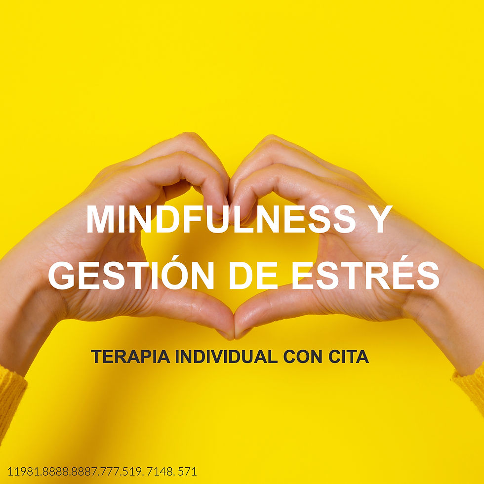 MINDFULLNESS Y GESTIÓN DE ESTRÉS