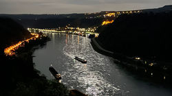 Rheinblick bei Nacht