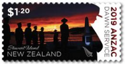Anzac Dawn Service - my photo on a New Zealand postage stamp!
