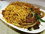 Hong Kong style beef chow mein