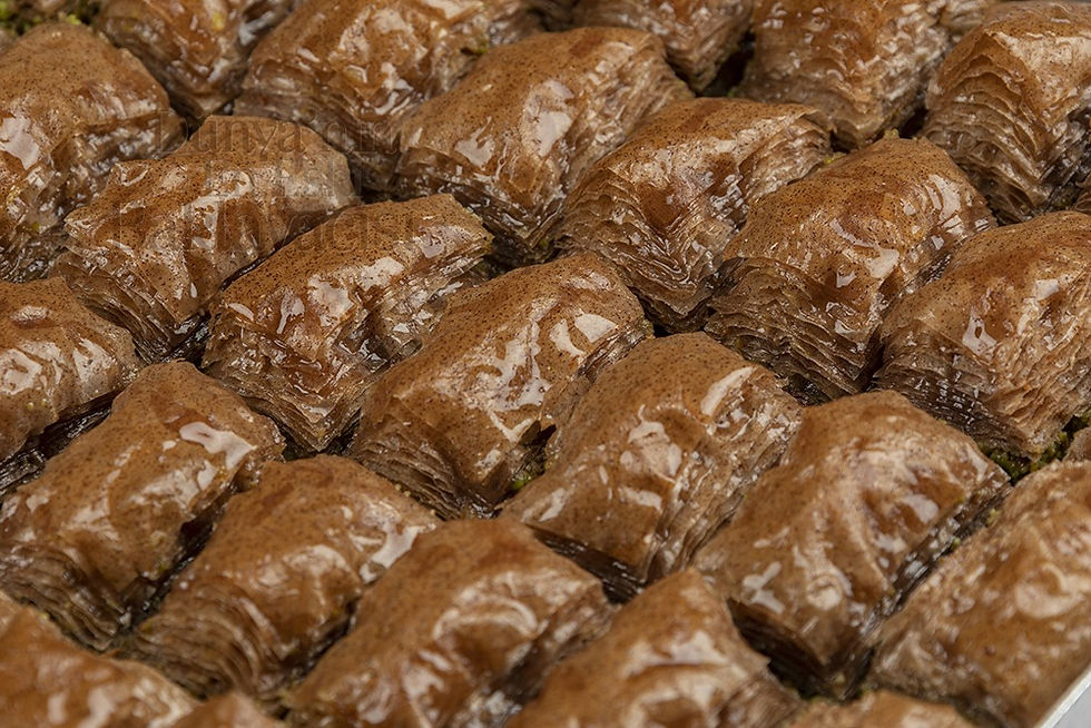 Şekersiz Baklava - Stevialı Üzüm Çekirdeği Unlu Fıstıklı Özel Baklava