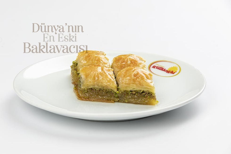 Şekersiz Baklava - Stevialı Beyaz Unlu Fıstıklı Yaş Baklava