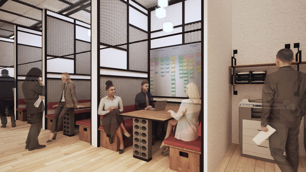 work booths