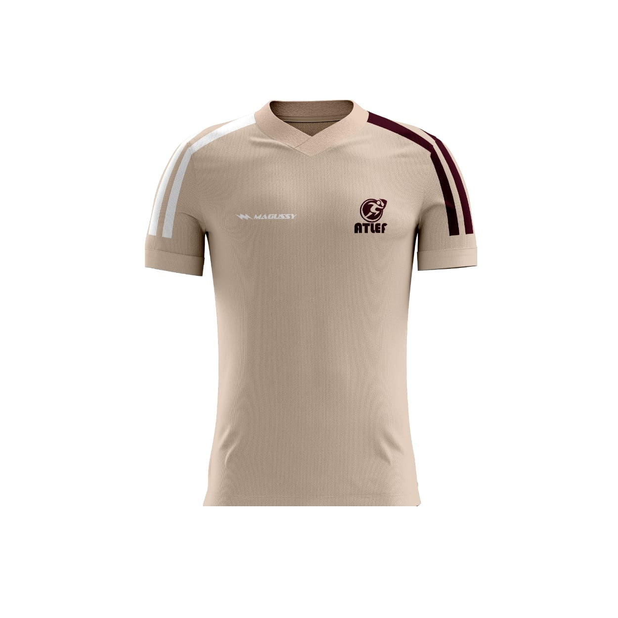 Camisa de algodão bege