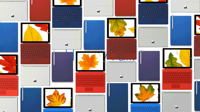 MS Surface Fall 1
