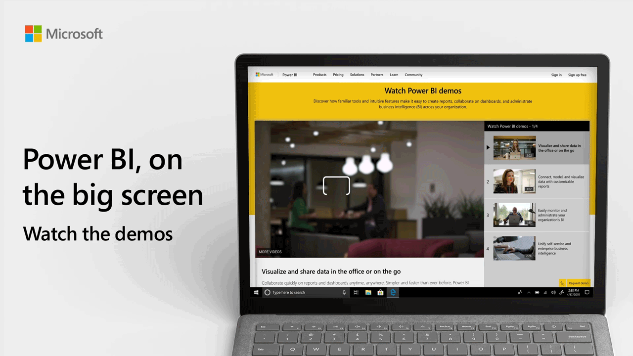 Power BI Demo social asset