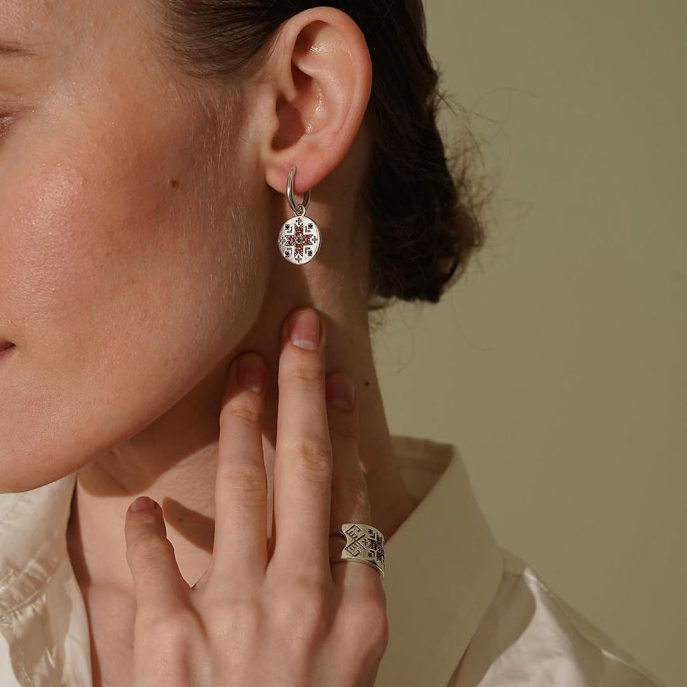 Thumbnail: Silver earrings 