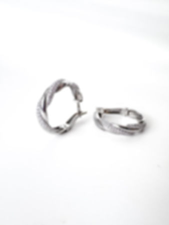 Silver earrings 