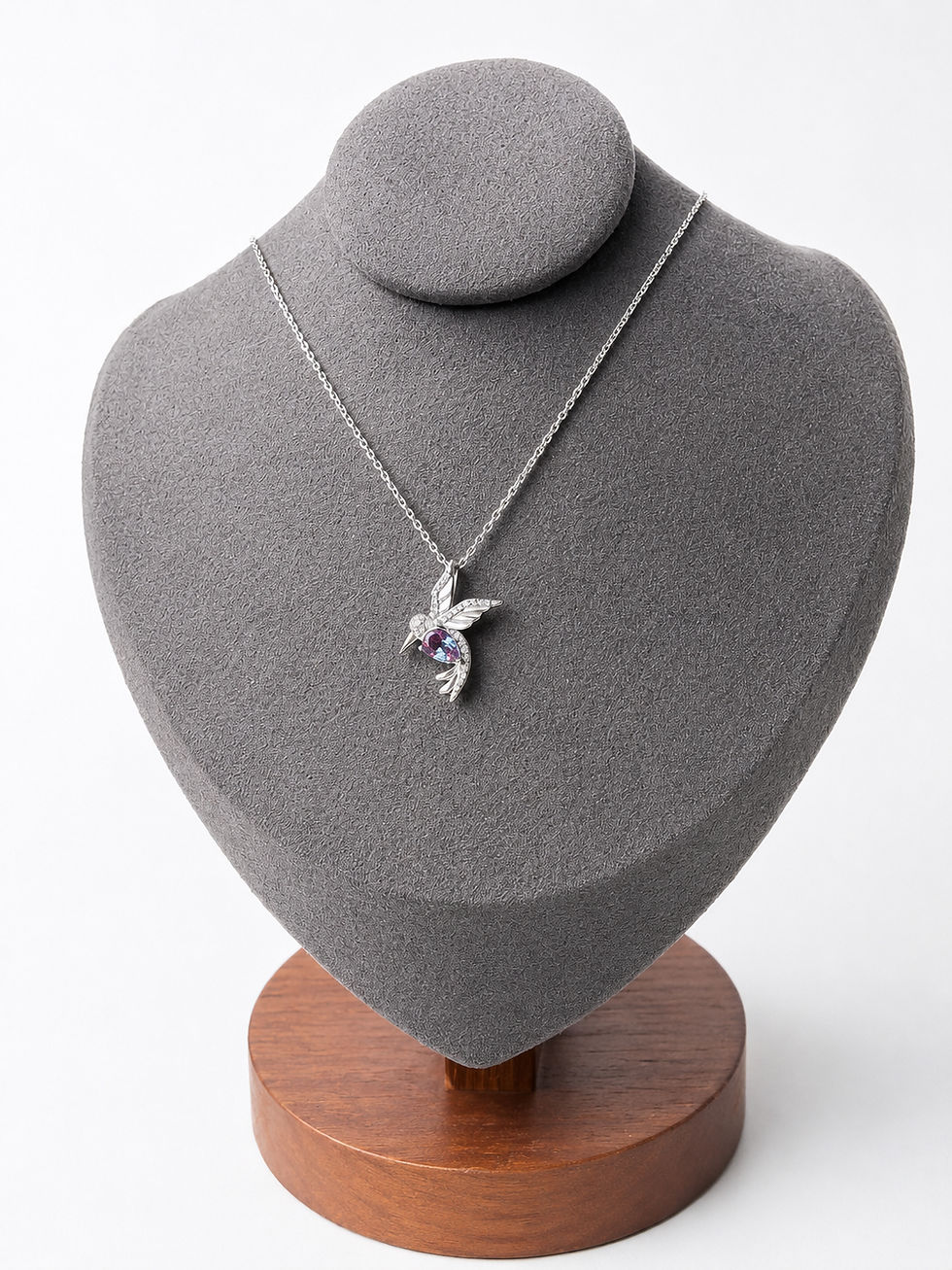Thumbnail: Silver necklace ( Natural Alexandrite)