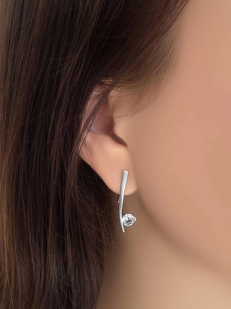 Thumbnail: Silver earrings 