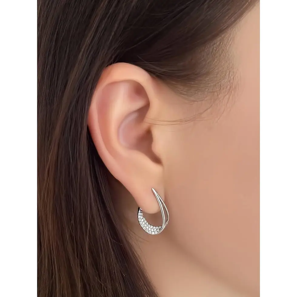 Thumbnail: Silver earrings 