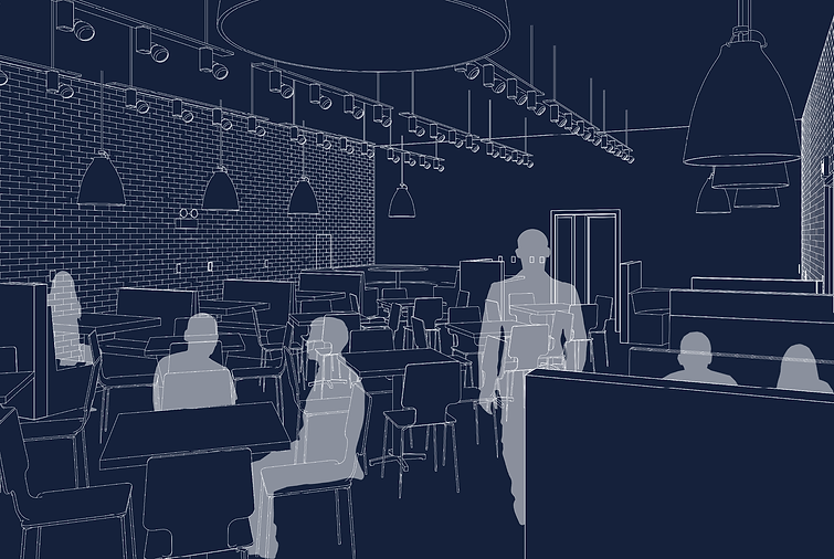 5 Loaves Eatery dining room located in Chicago's Grand Crossing neighborhood