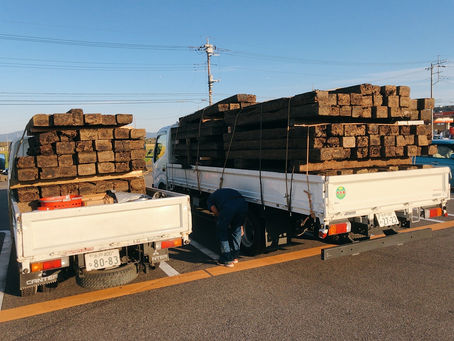 常陸大宮市のH様に平トラックをレンタカーしました