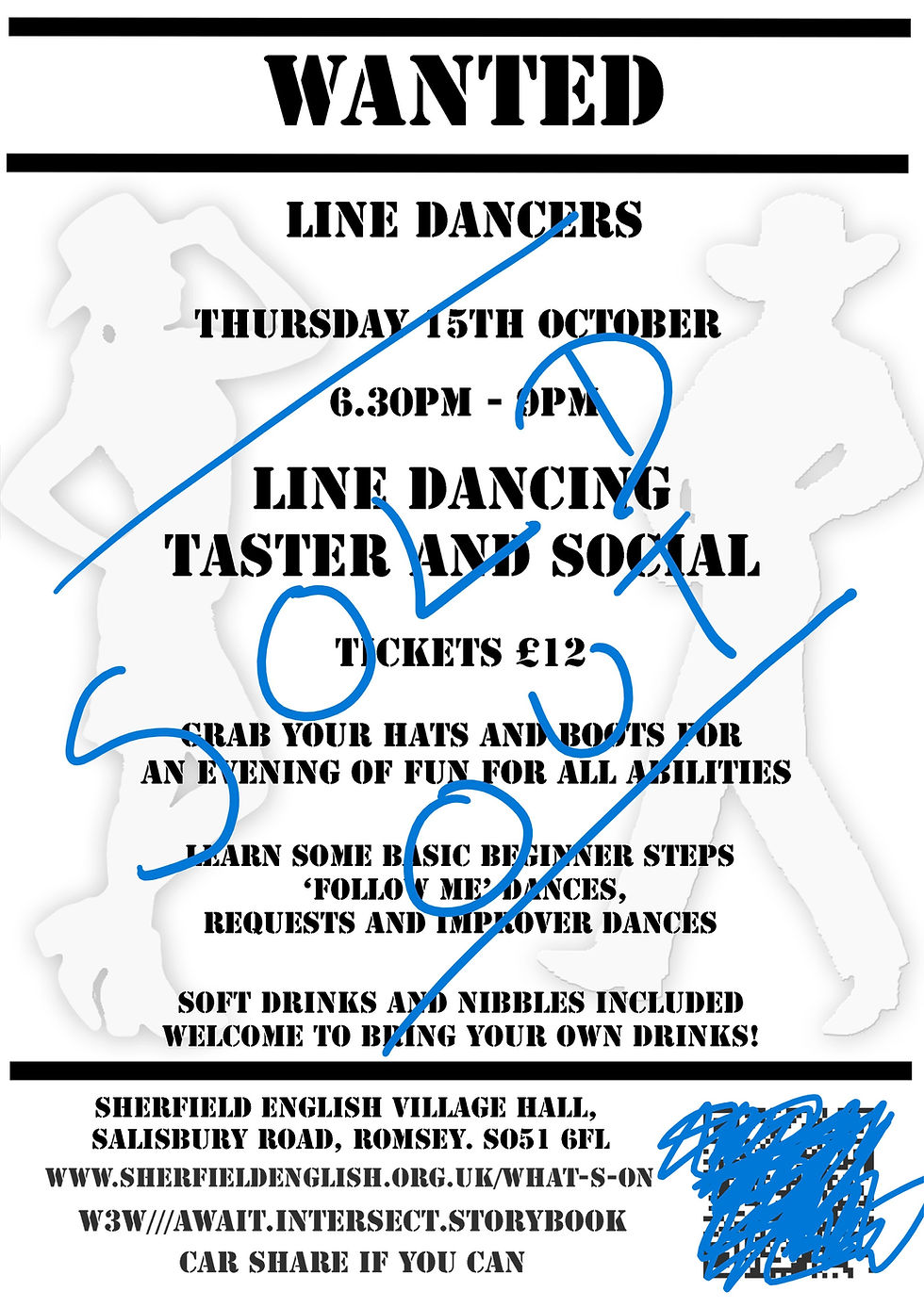 Line dance @SEVH Sold out 15/10/26