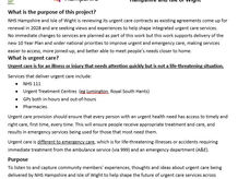 NHS Urgent care - Community Conversation June 2026