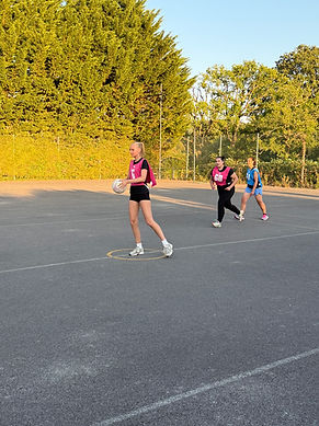 Playing Netball
