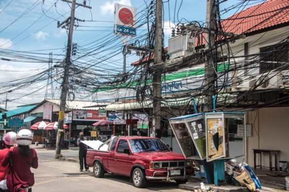 Pattaya's Cabling Eyesore