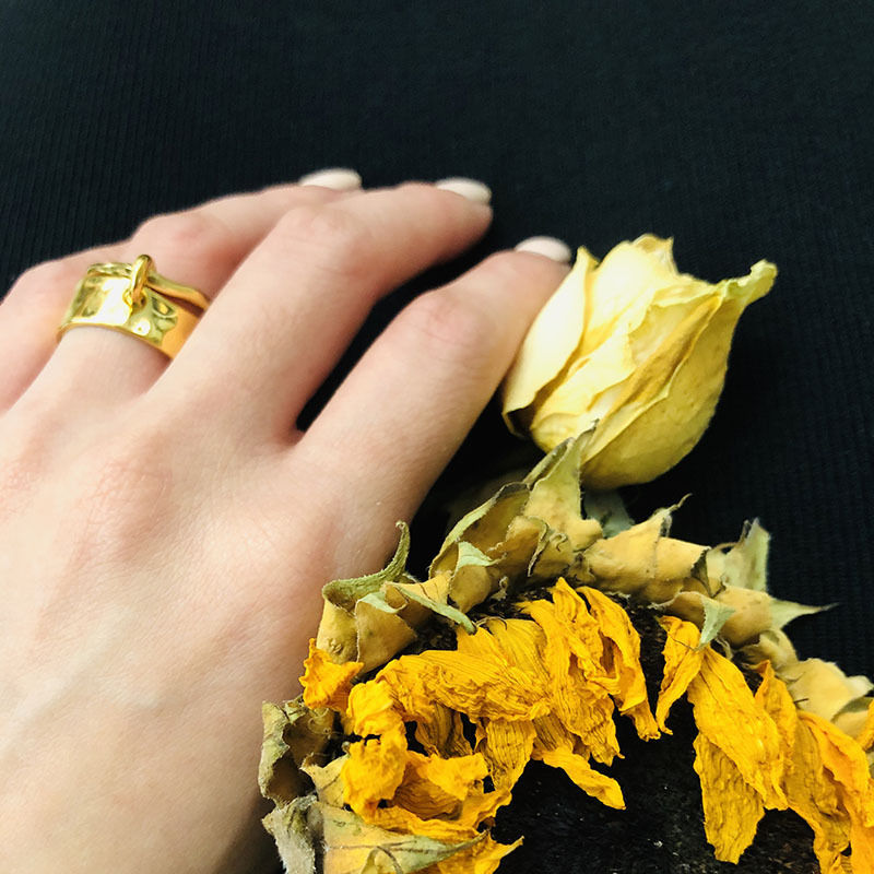 Miniatura: Anillo Dorado Dual