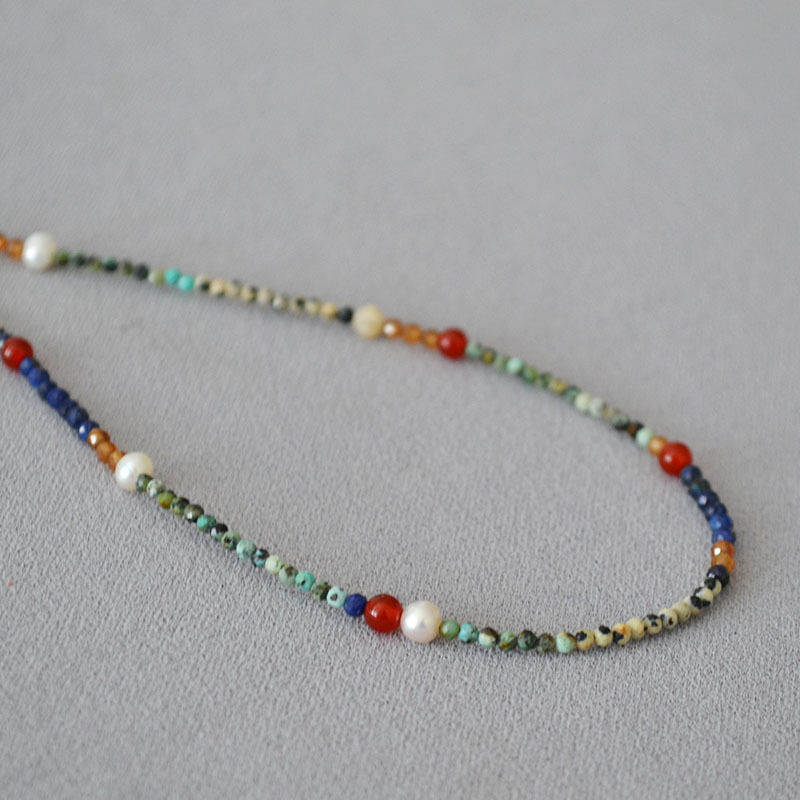 Miniatura: Tiny Natural Gemstones Necklaces