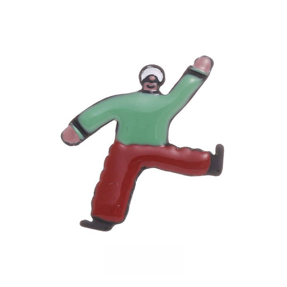 Thumbnail: Cartoon Doll Colour Enamel Earrings