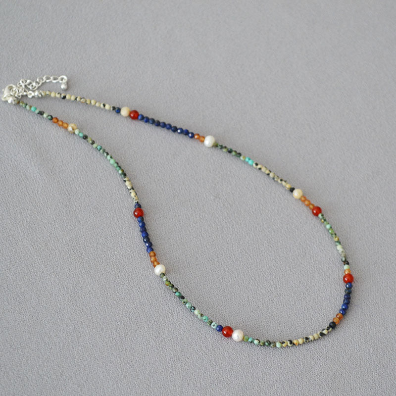 Miniatura: Tiny Natural Gemstones Necklaces