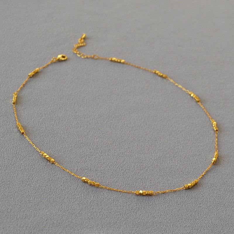 Thumbnail: Gold Beads Necklace