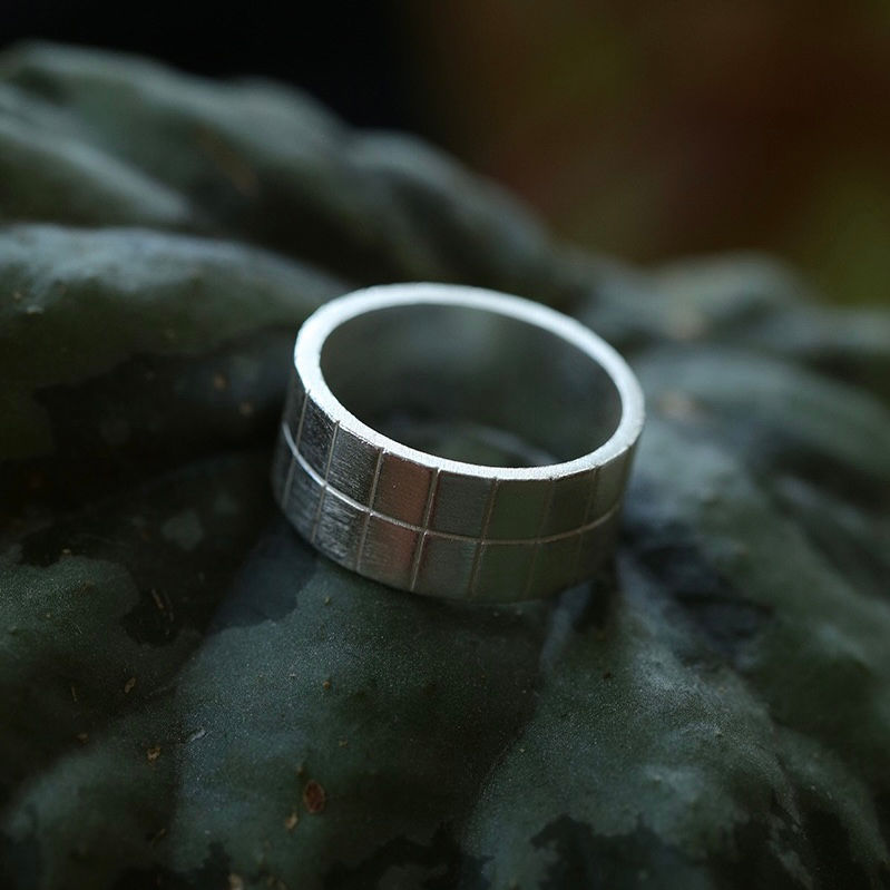 Miniatura: Anillo Plata de ley 925 en mate