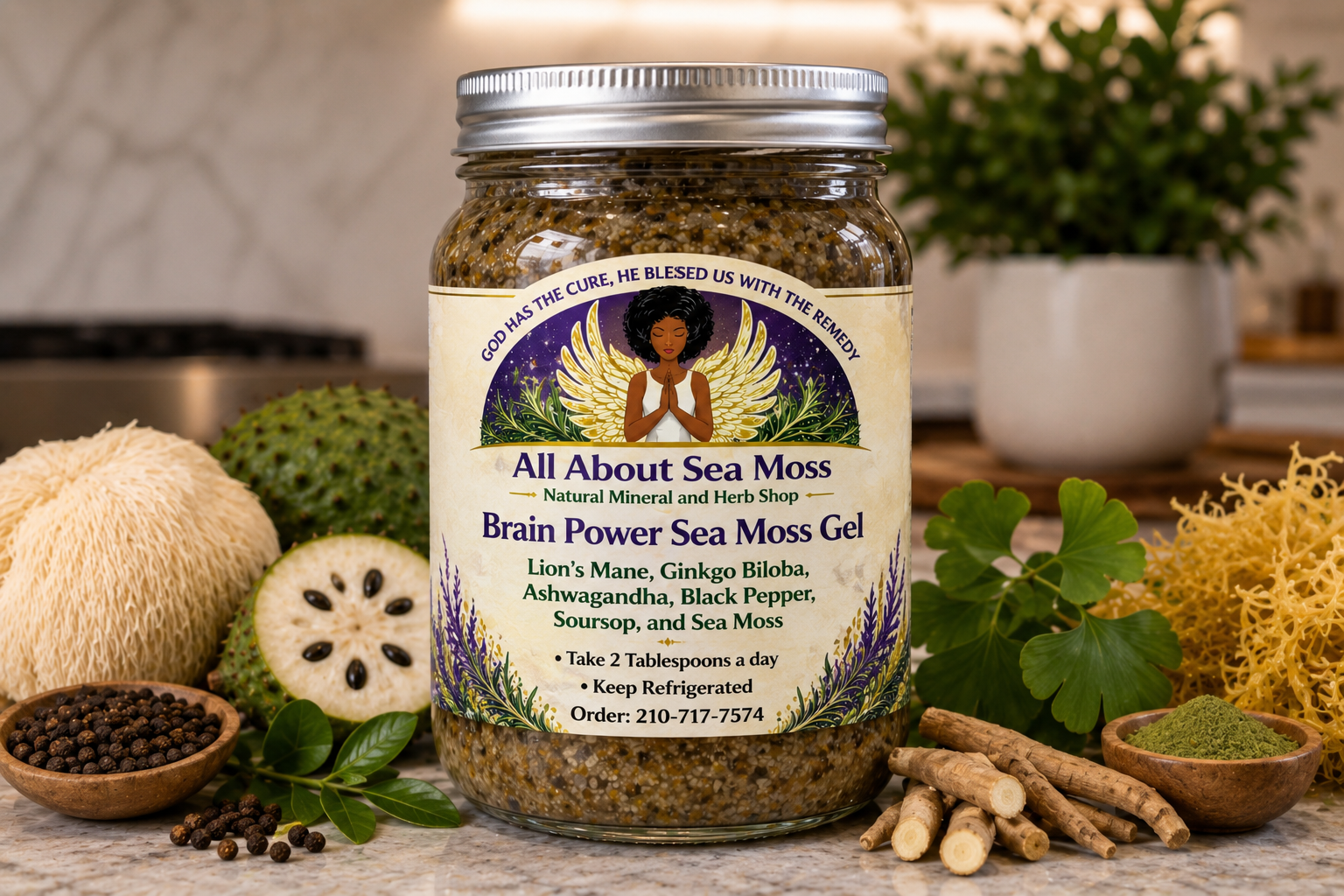 Brain Power Sea Moss Gel