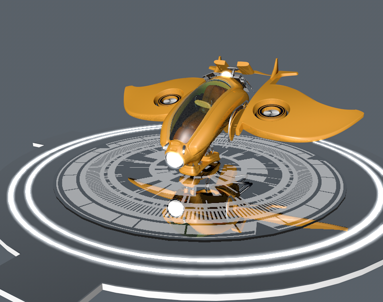 Banana spaceship
