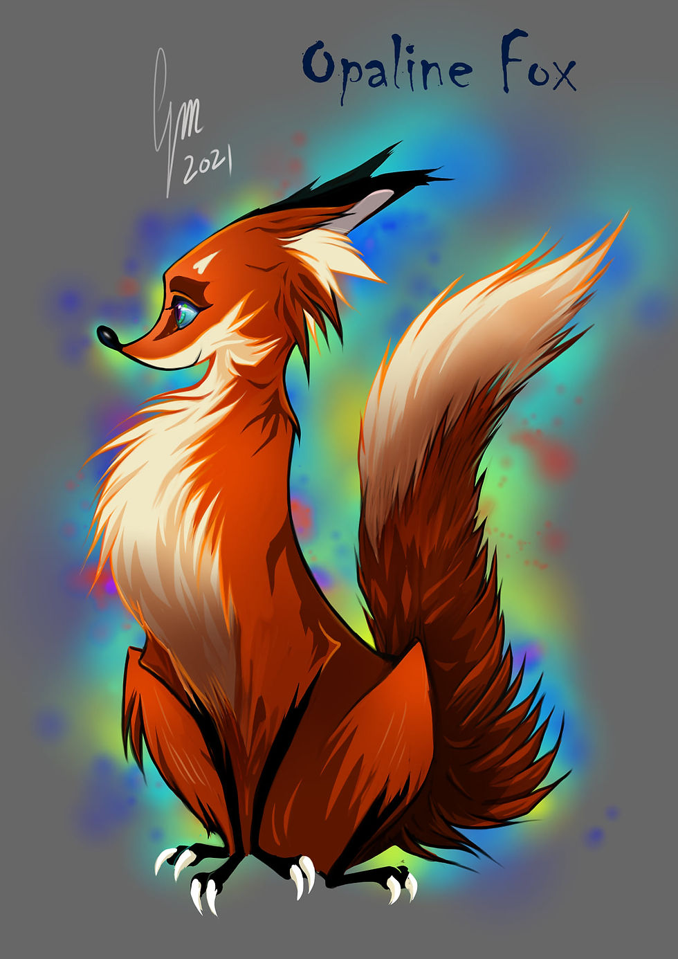 Opaline fox