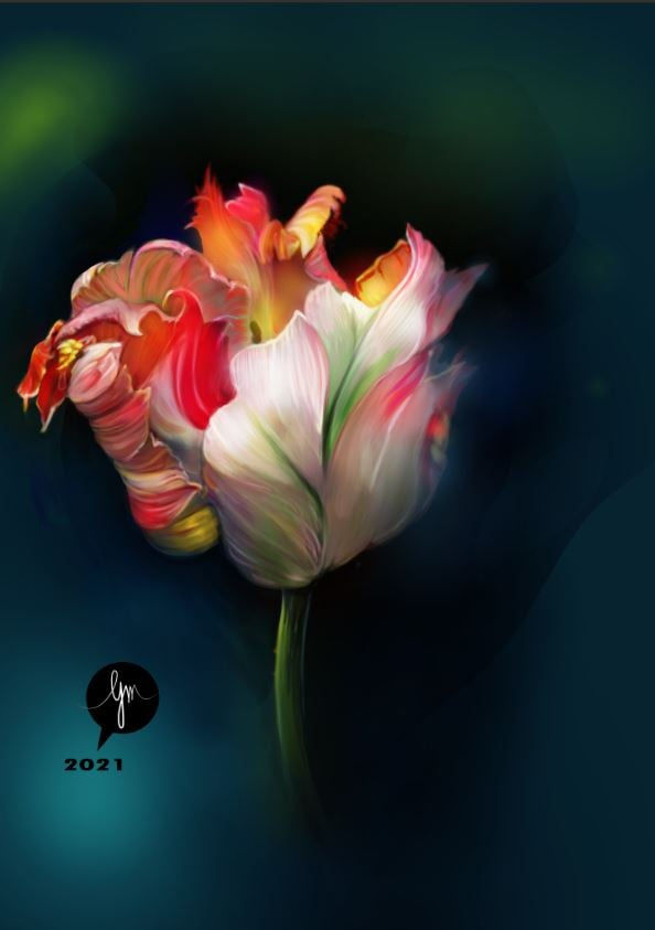 Melting colours in the darkness