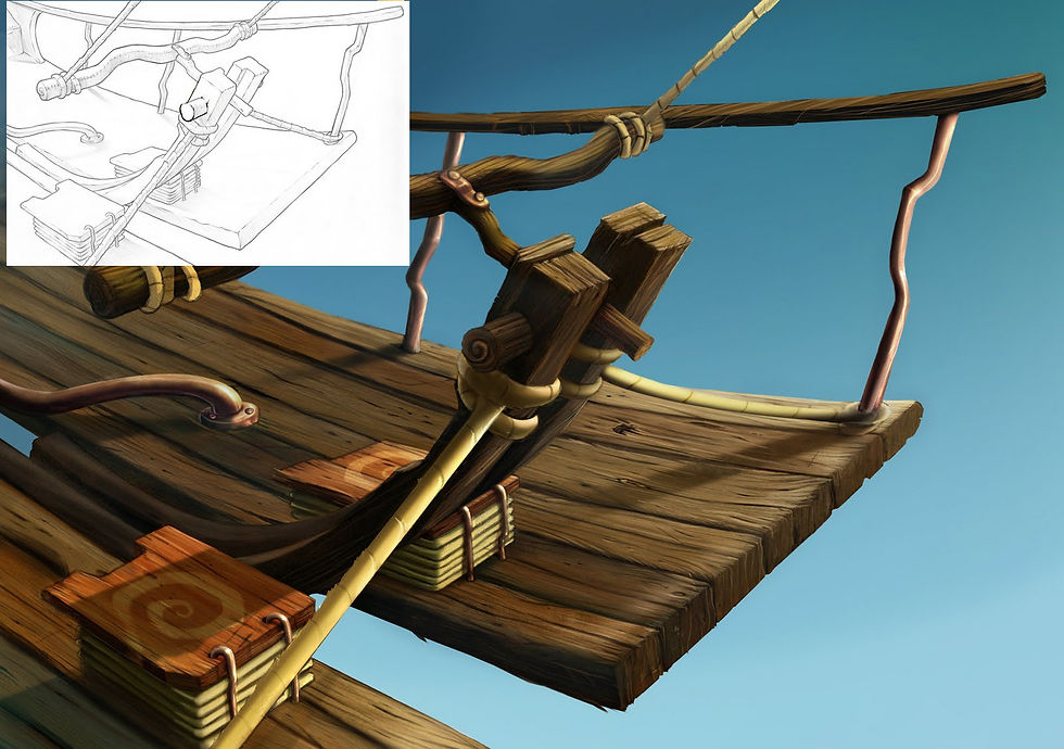 Colour concept for 3d cartoon movie