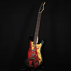 Limited Edition 1 of 50 Made Fender Stratocaster designed by Nate Iott for Vans 50th Anniversary x Robert Williams